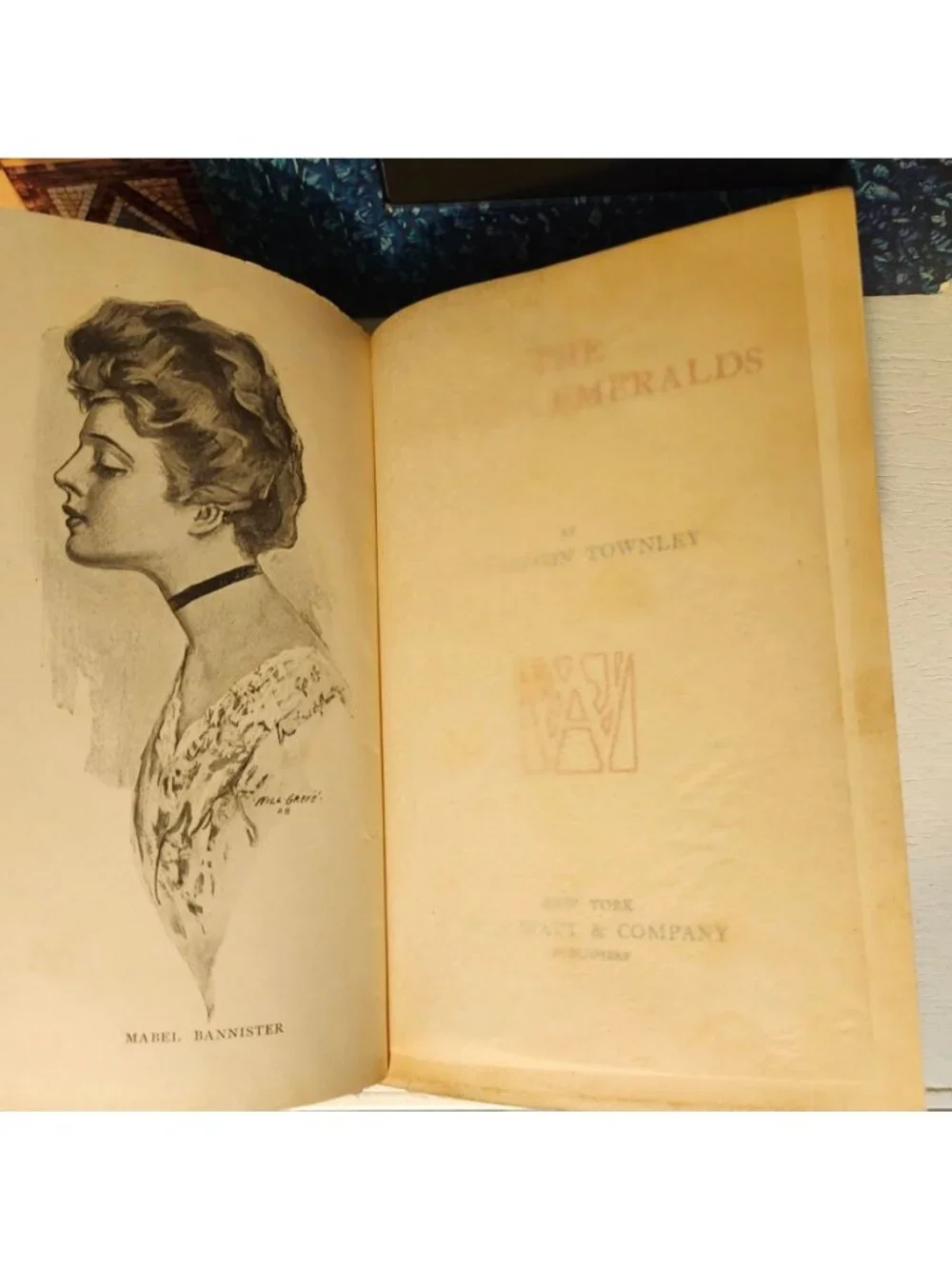 1908 The Bishops Emeralds Houghton Townley Antique Hardcover Book